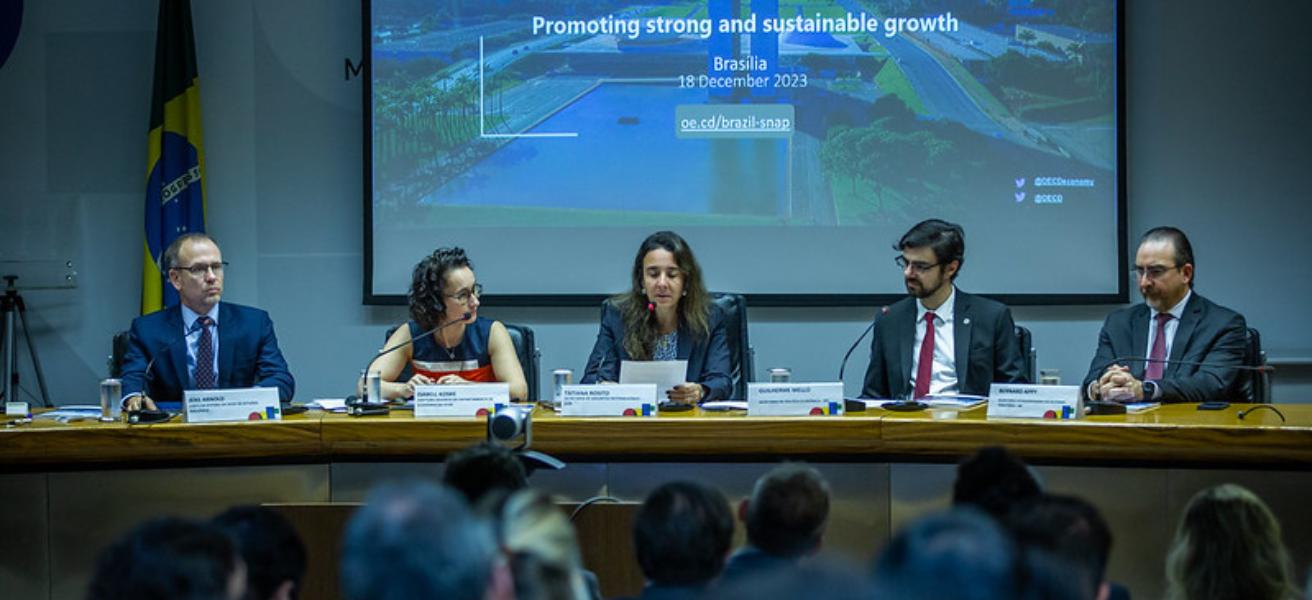 OCDE lança relatório Economic Survey Brazil 2023 e destaca perspetivas positivas